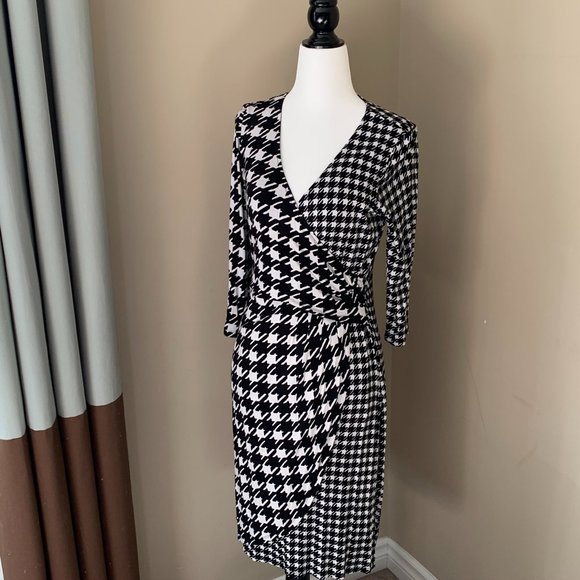 Work Dress - Houndstooth Pattern - Picture 2 of 6